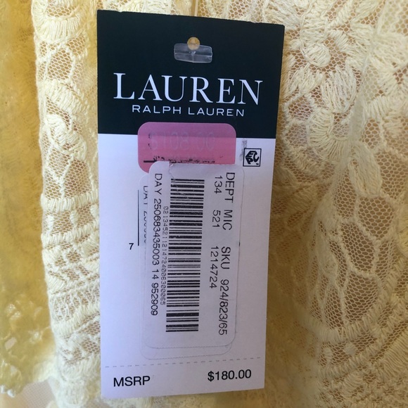 Ralph Lauren One Shoulder Laced Dress - Picture 3 of 10